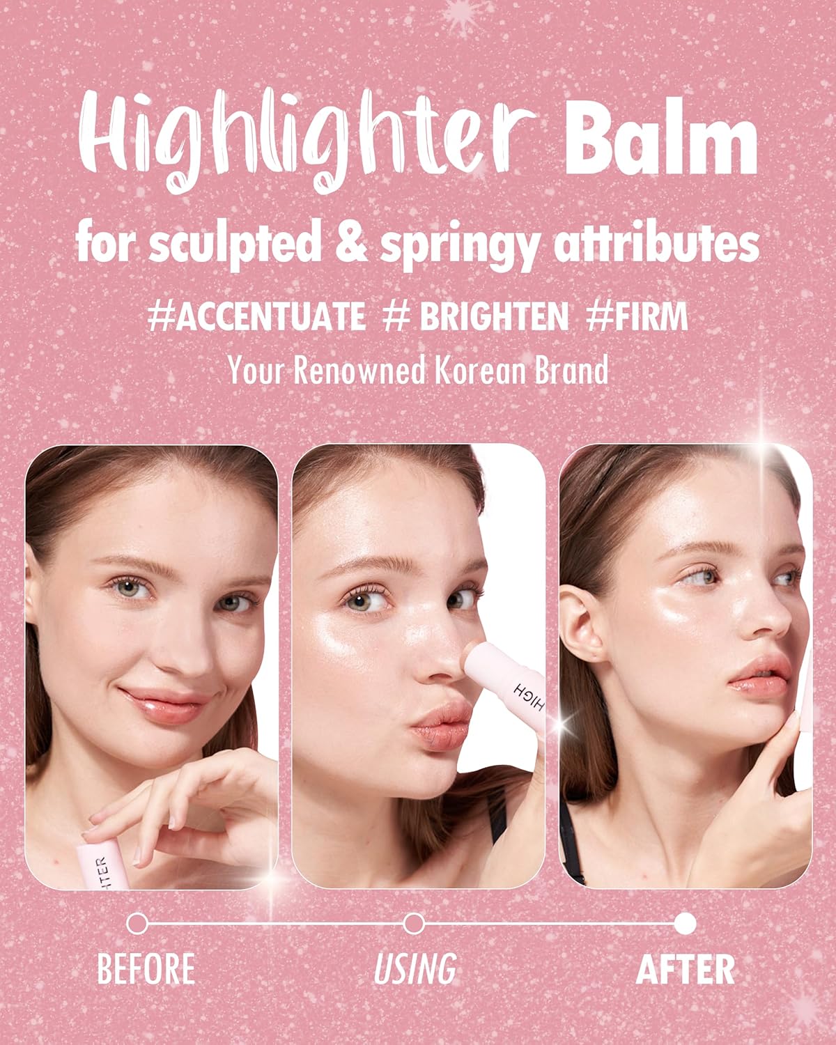 Kahi Highlighter Balm - Bálsamo iluminador | Resaltador de larga duración | Barra iluminadora coreana para mejorar las líneas de envejecimiento