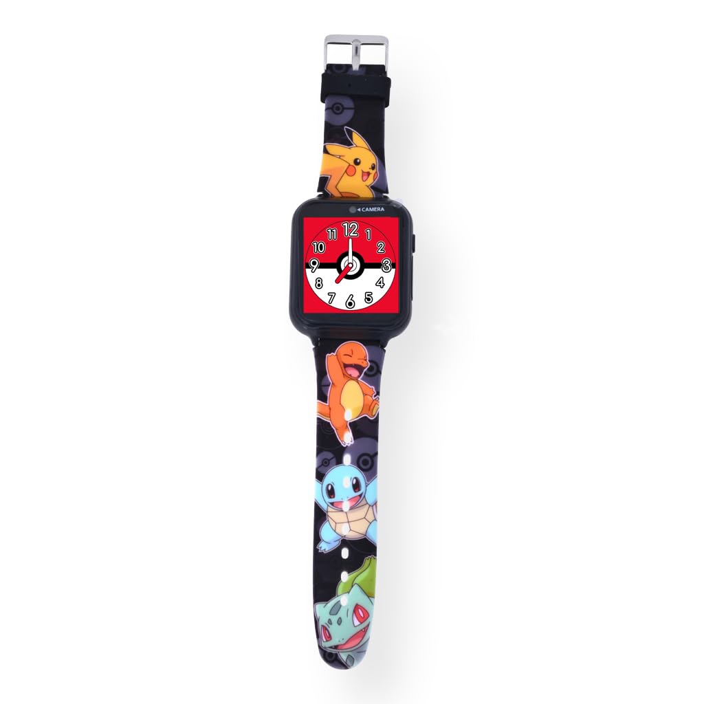 Reloj Inteligente Pokémon para Niños | Cámara, Pantalla Táctil y Grabadora