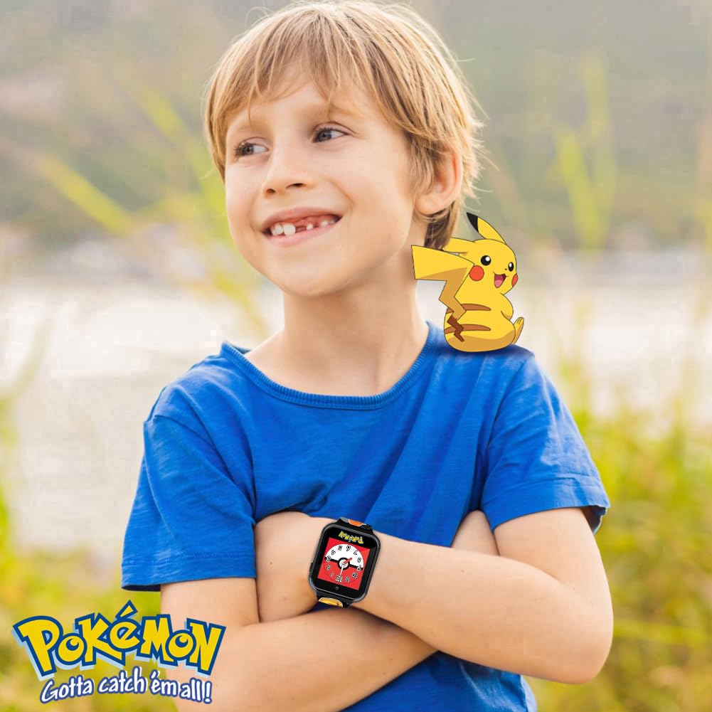 Reloj Inteligente Pokémon para Niños | Cámara, Pantalla Táctil y Grabadora