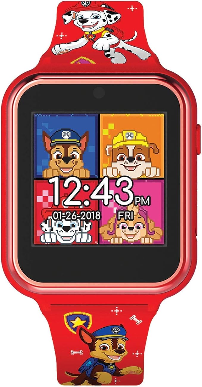 Paw Patrol – Reloj Inteligente para Niños con Pantalla Táctil, Cámara, Juegos, Podómetro y Alarma