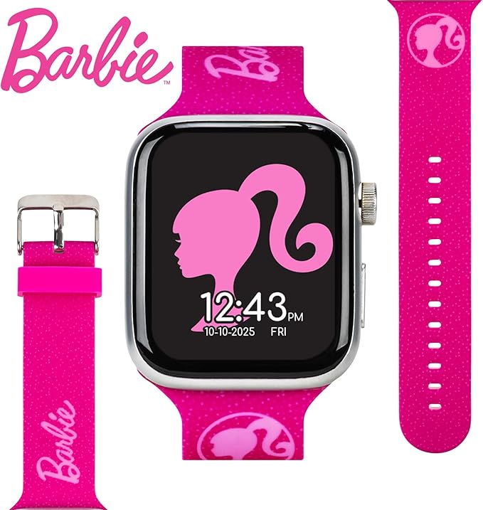 Barbie – Reloj Inteligente para Niñas con Pantalla Táctil, Cámara, Podómetro, Música