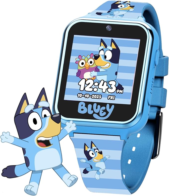 Bluey – Reloj inteligente para niños con cámara, juegos y podómetro