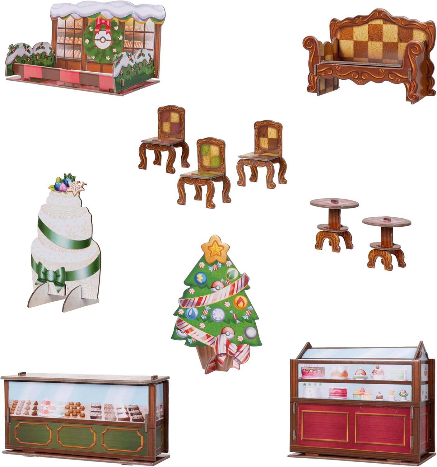 Pokémon Calendario de Adviento con 16 Figuras de Batalla y 8 Accesorios