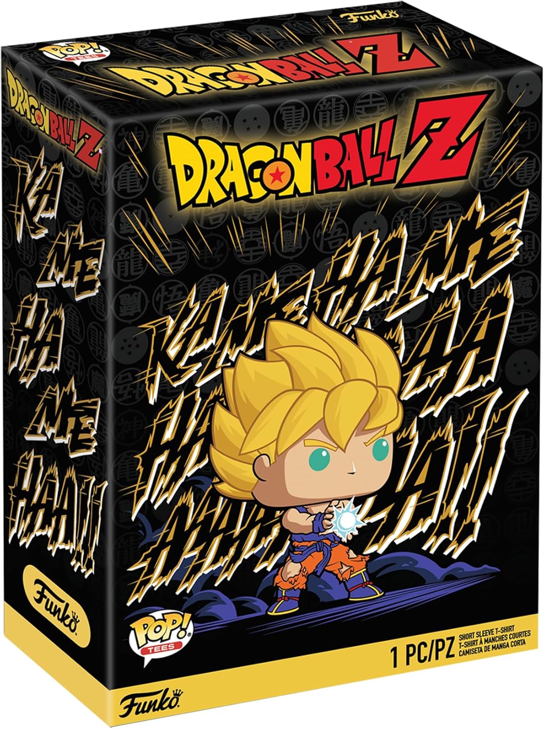 Funko Pop! Polo en caja: Dragon Ball Z - Goku Kame Hame Ha! Talla S