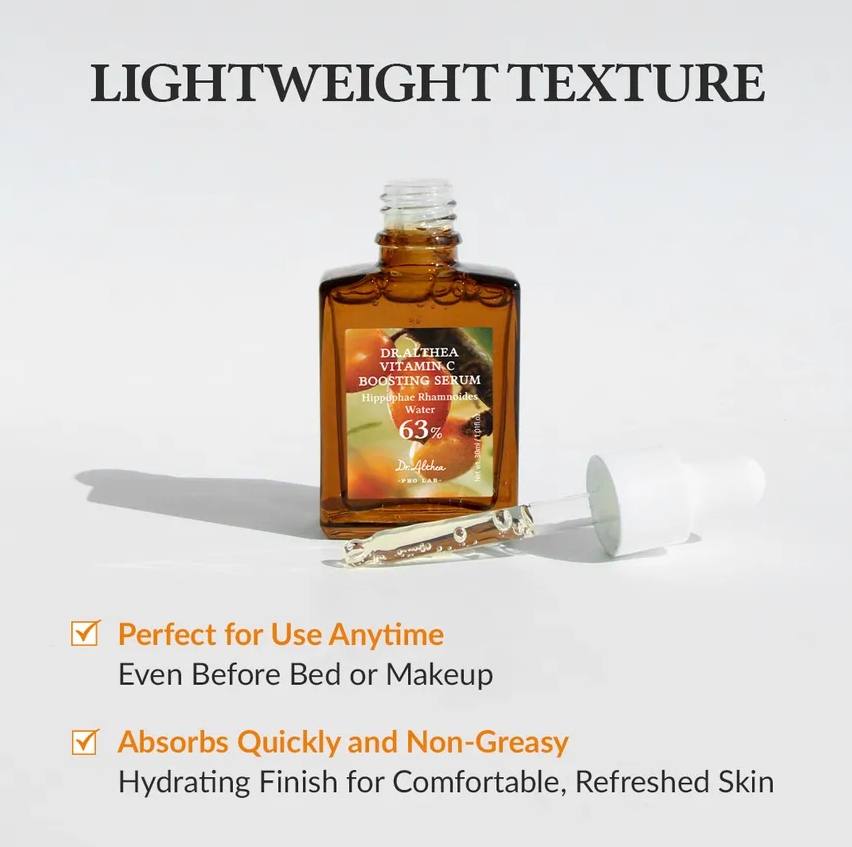 Dr. Althea - Vitamin C Boosting Serum – Sérum Facial Iluminador e Hidratante (30ml)