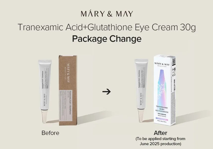 Mary&May - Crema Contorno de Ojos con Ácido Tranexámico y Glutatión (30gr)