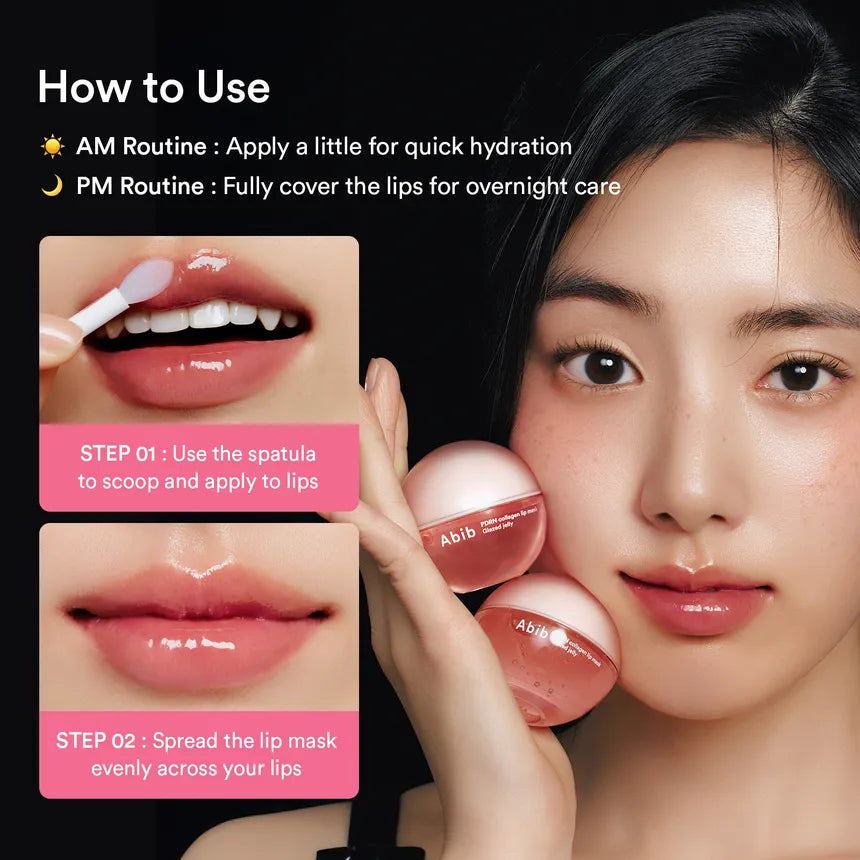 Abib PDRN Collagen Lip Mask Glazed Jelly – Mascarilla Labial