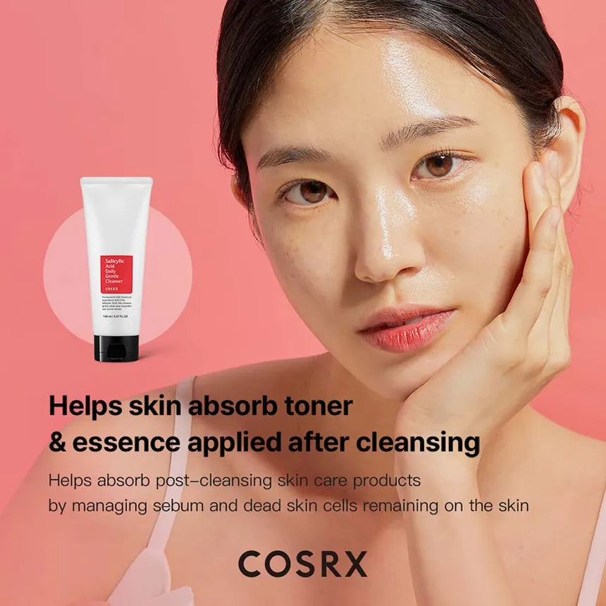 COSRX - Limpiador suave de uso diario con ácido salicílico (150ml)