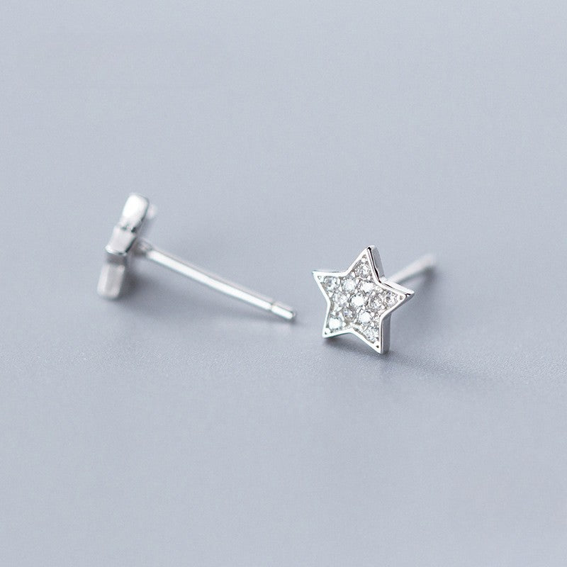 Aretes Estrella Glow (plata 925) [prt-119]