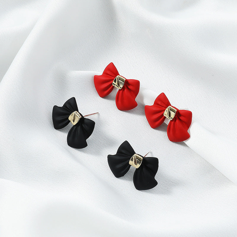 Aretes Moños Chic (plata 925) [prt-154]