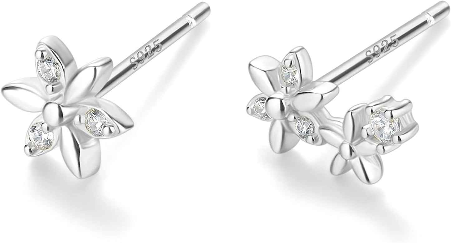 Flor plateada (Plata 925) [prt-34]