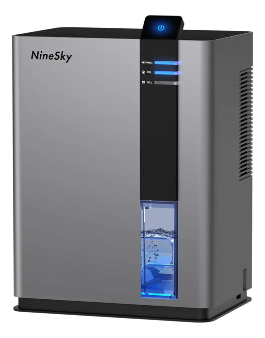 Deshumidificador Ninesky H2 – 2.9 L, Cobertura 74 m², Tanque Extraíble, Apagado Automático [prt-121]