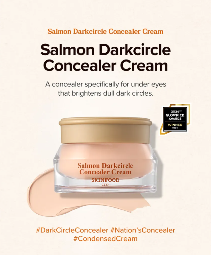SKINFOOD - Corrector de ojeras en crema Salmon Dark Circle Concealer Cream [prt-184]