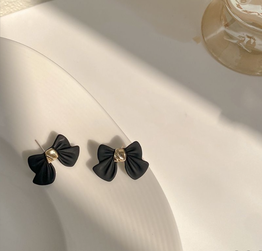 Aretes Moños Chic (plata 925) [prt-154]