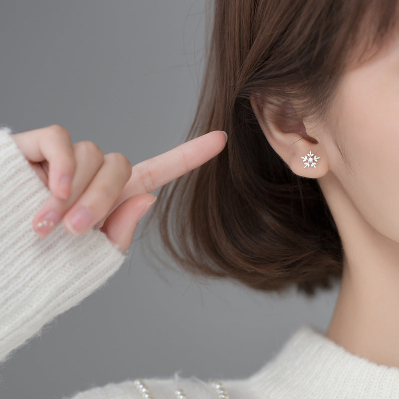 Aretes Copito de Invierno (plata 925) [prt-125]