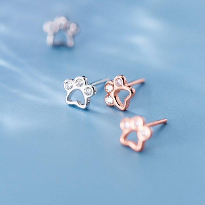 Aretes Huellita (plata 925) [prt-115]