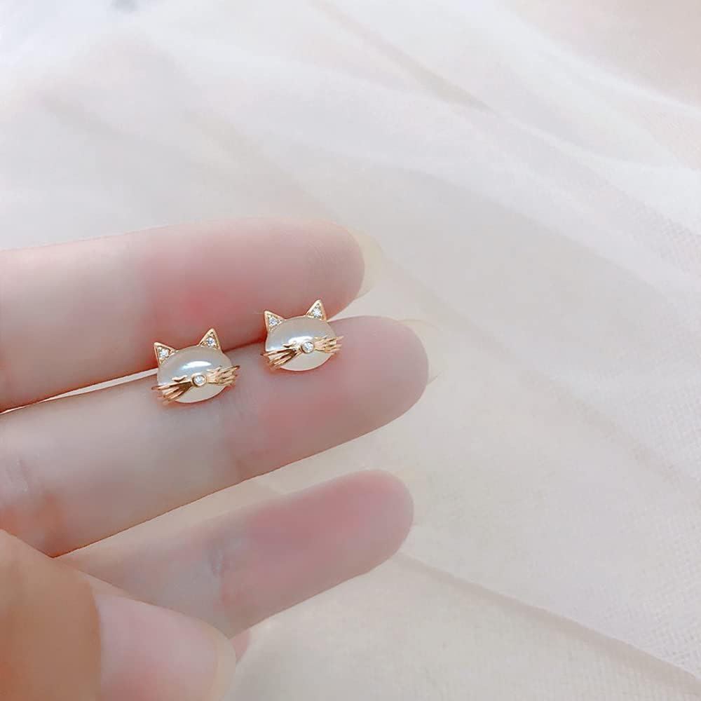 Gatito Dorado con bigotes (Plata 925) [prt-37]