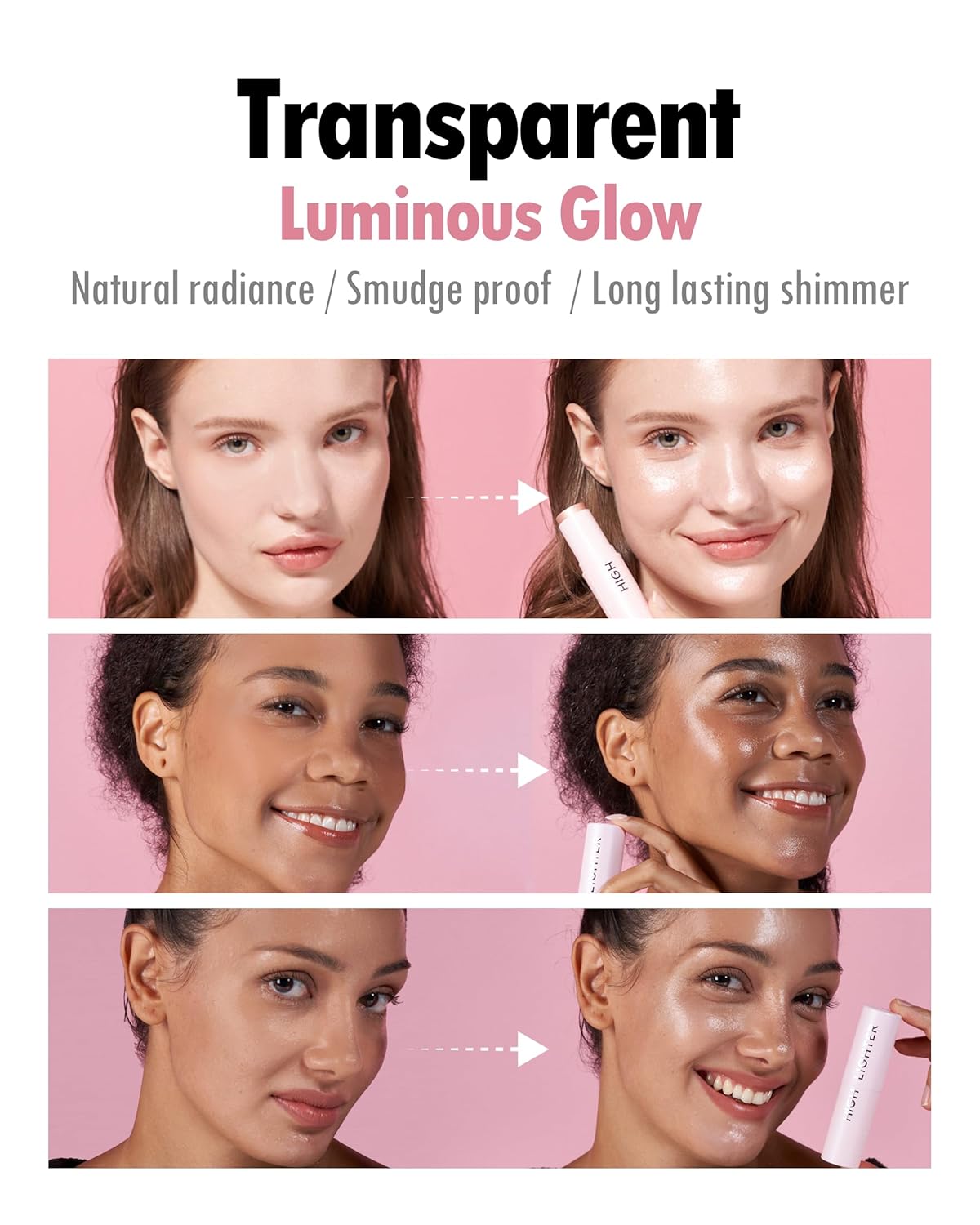 Kahi Highlighter Balm - Bálsamo iluminador | Resaltador de larga duración | Barra iluminadora coreana para mejorar las líneas de envejecimiento