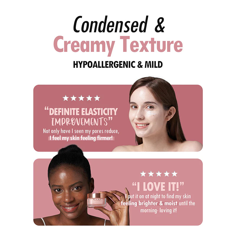 KAHI Wrinkle Bounce Core Cream Face Lotion - Crema Hidratante para el Rostro | Crema de Colágeno de Belleza Coreana Hidratante Diario para Todos los Tipos de Piel