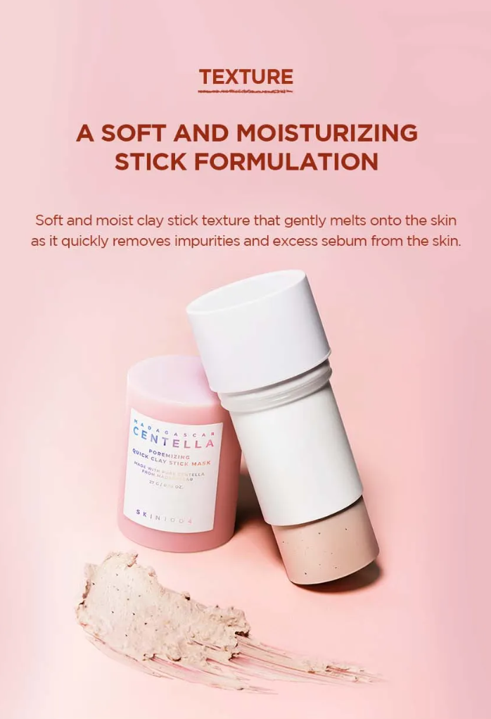 SKIN 1004 - Mascarilla de Arcilla Madagascar Centella Poremizing Quick Clay Stick Mask (27g) [prt-183]
