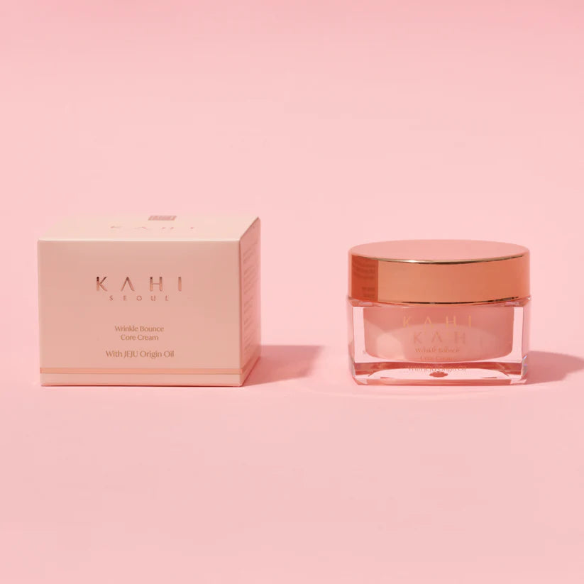 KAHI Wrinkle Bounce Core Cream Face Lotion - Crema Hidratante para el Rostro | Crema de Colágeno de Belleza Coreana Hidratante Diario para Todos los Tipos de Piel