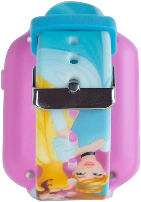 Disney Princess – Reloj Inteligente para Niñas con Pantalla Táctil, Cámara Selfie, Juegos y Podómetro