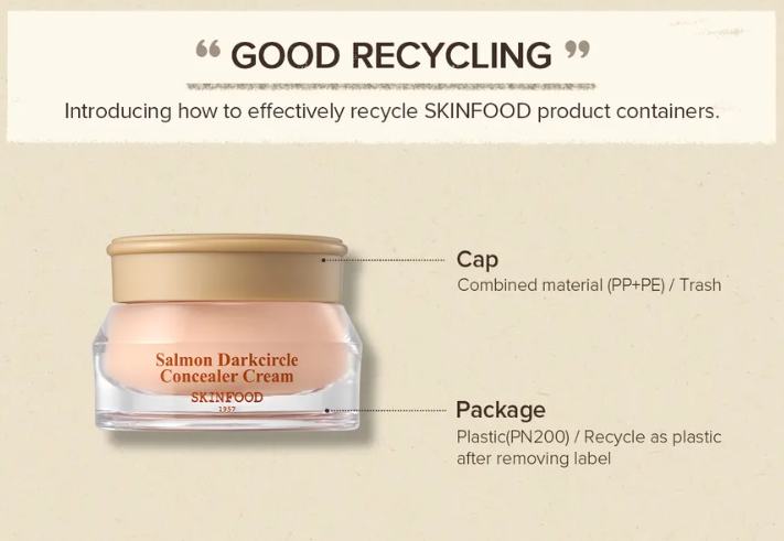 SKINFOOD - Corrector de ojeras en crema Salmon Dark Circle Concealer Cream [prt-184]
