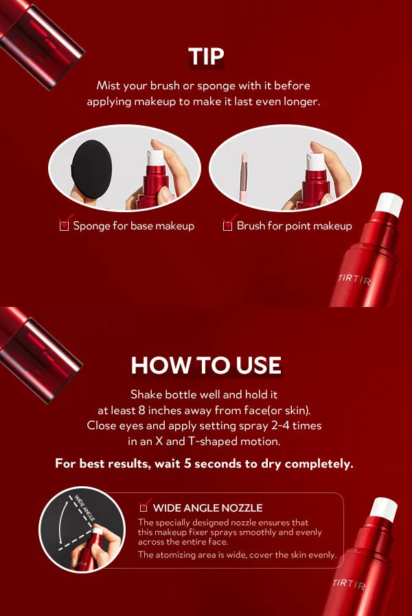 TIRTIR - Fijador de Maquillaje Mask Fit Make Up Fixer 80ml [prt-182]