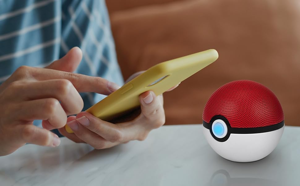 eKids - Altavoz Speaker Bluetooth Pokemon Pokeball | Inalámbrico, c/ Batería Recargable y Portátil [prt-197]