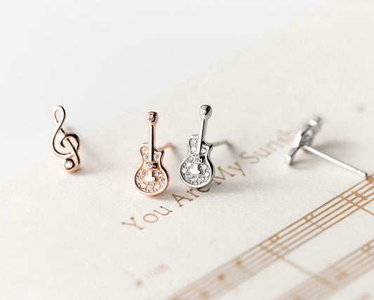 Aretes Melodía (plata 925) [prt-112]