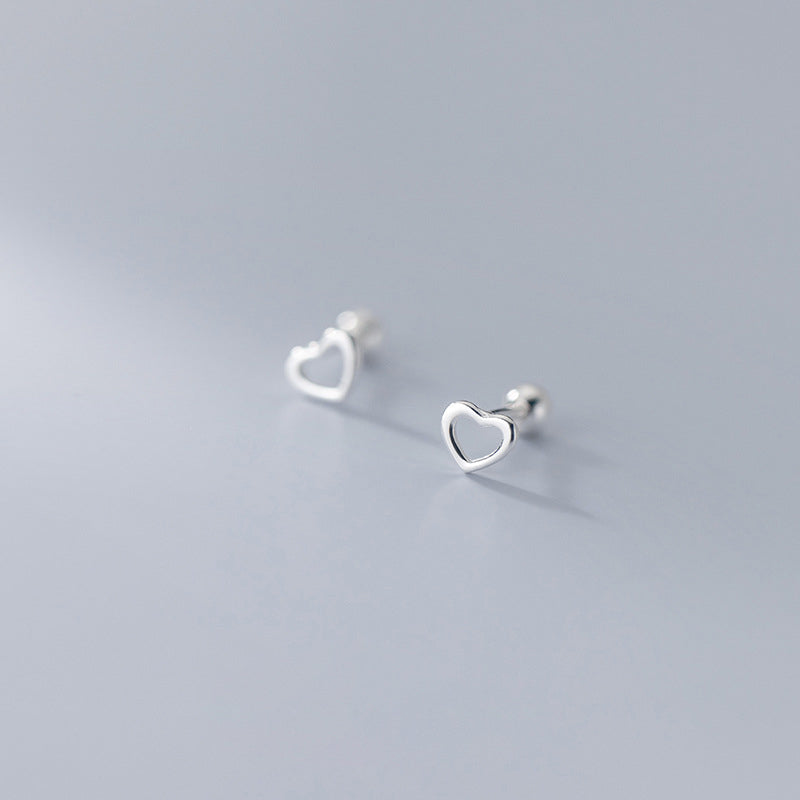 Aretes Corazón Alma (plata 925) [prt-109]