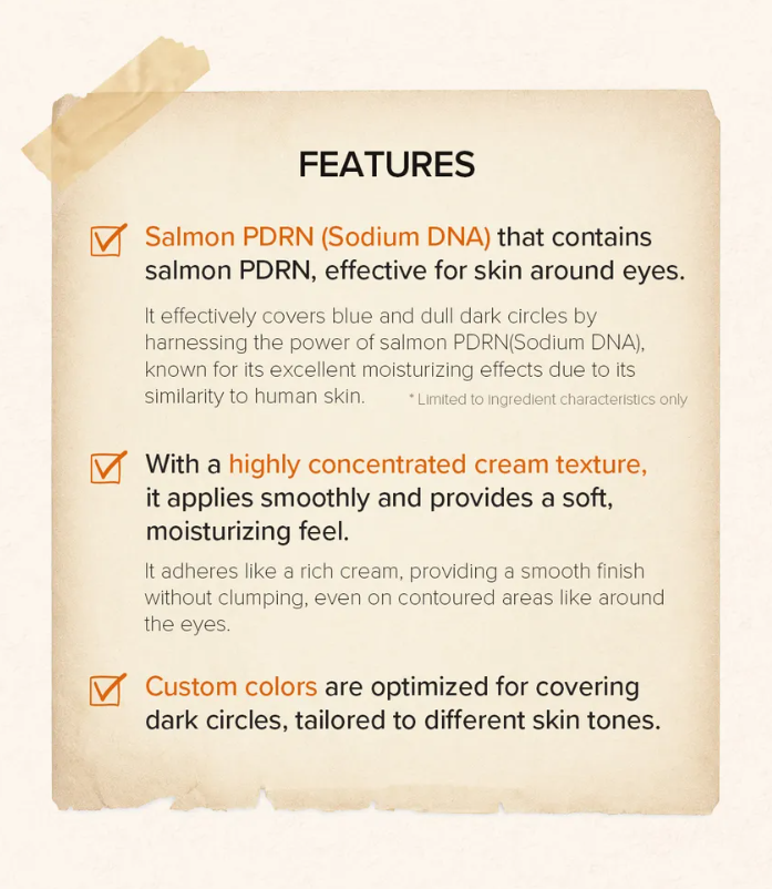 SKINFOOD - Corrector de ojeras en crema Salmon Dark Circle Concealer Cream [prt-184]