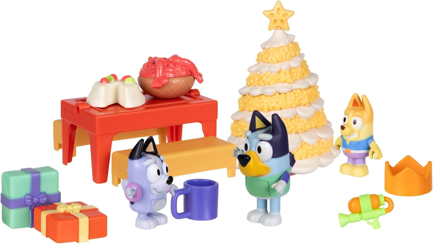 Bluey – Calendario de Adviento de Navidad con Mini Figuras, Accesorios y Calcomanías