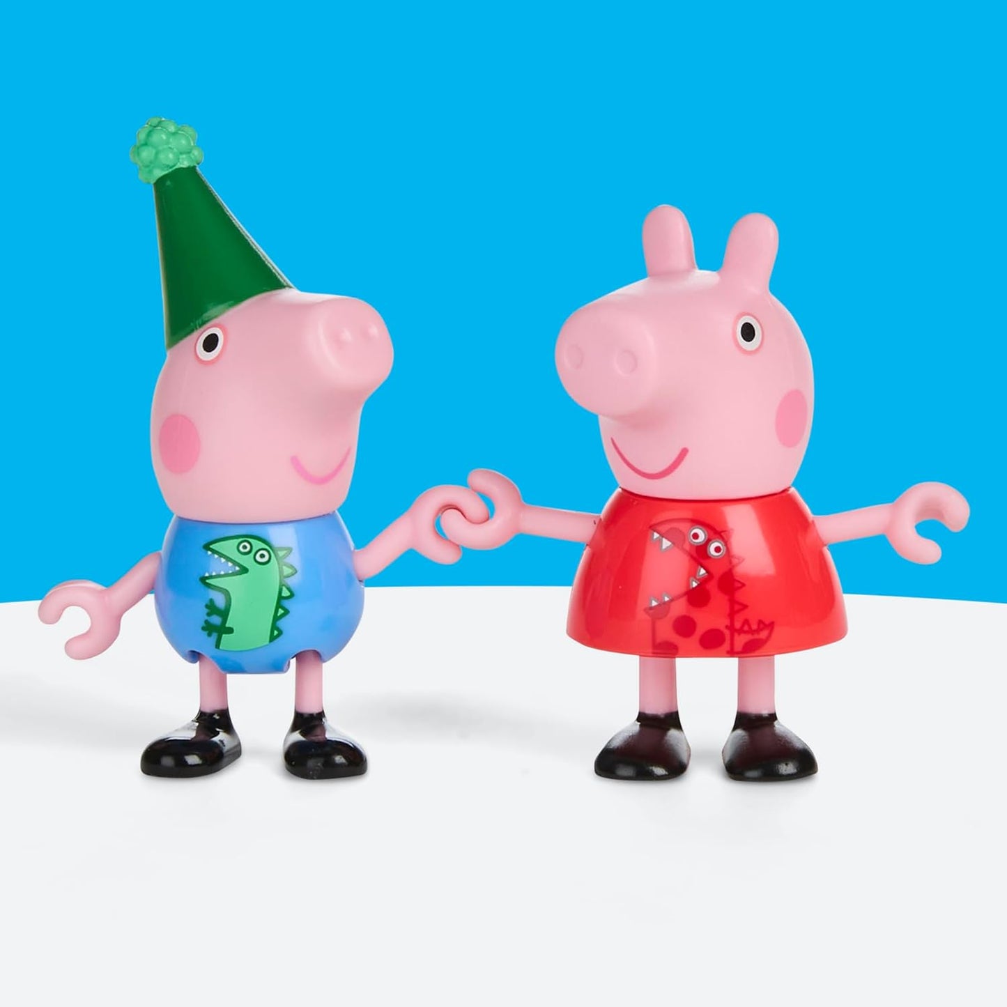 Hasbro - Peppa Pig Calendario de Adviento (George’s Party) con 24 Sorpresas, Figuras y Accesorios (Desde 3 años)