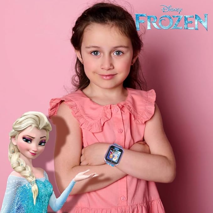 Reloj Inteligente Disney Frozen para Niños con Cámara, Juegos y Podómetro