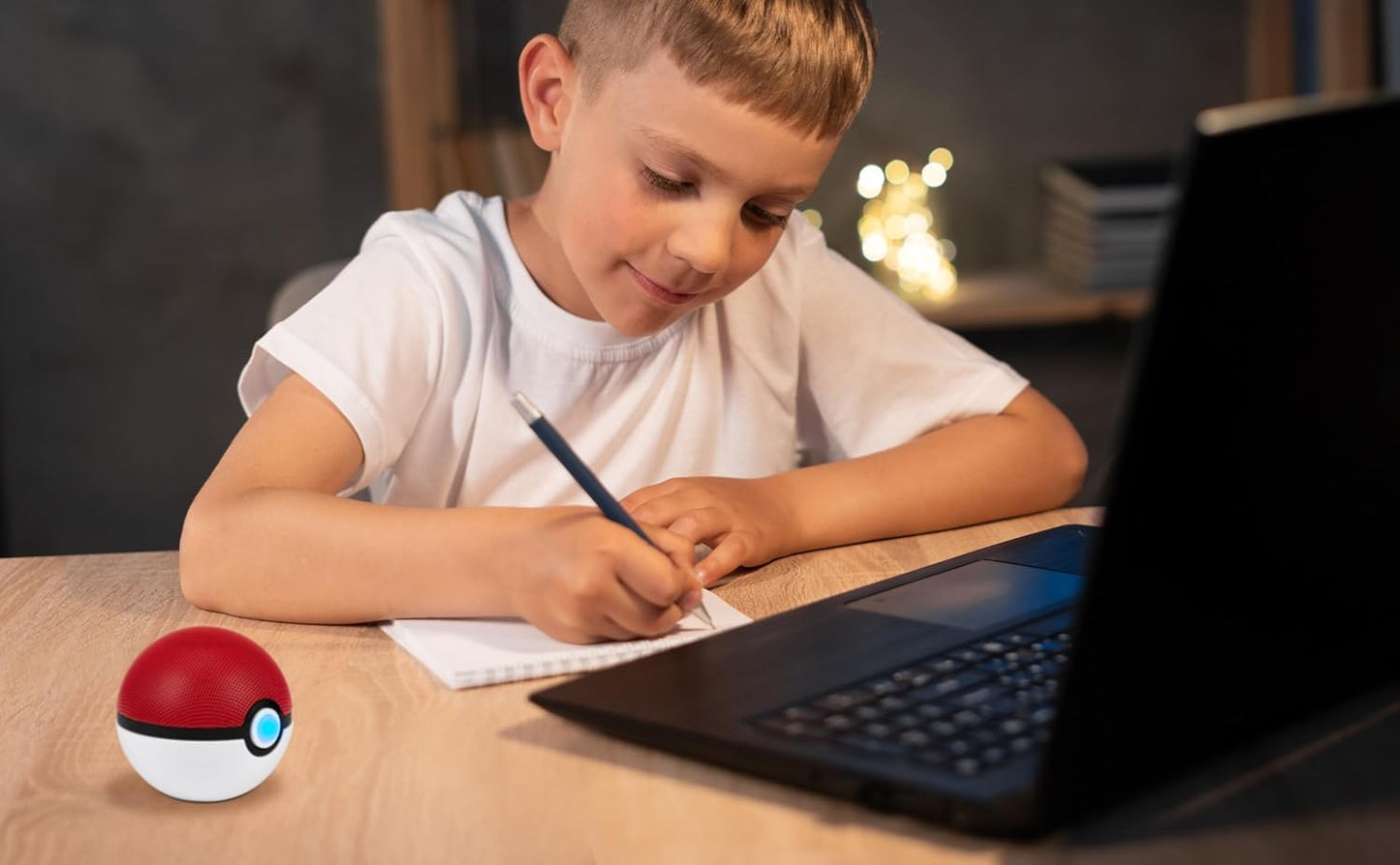 eKids - Altavoz Speaker Bluetooth Pokemon Pokeball | Inalámbrico, c/ Batería Recargable y Portátil [prt-197]