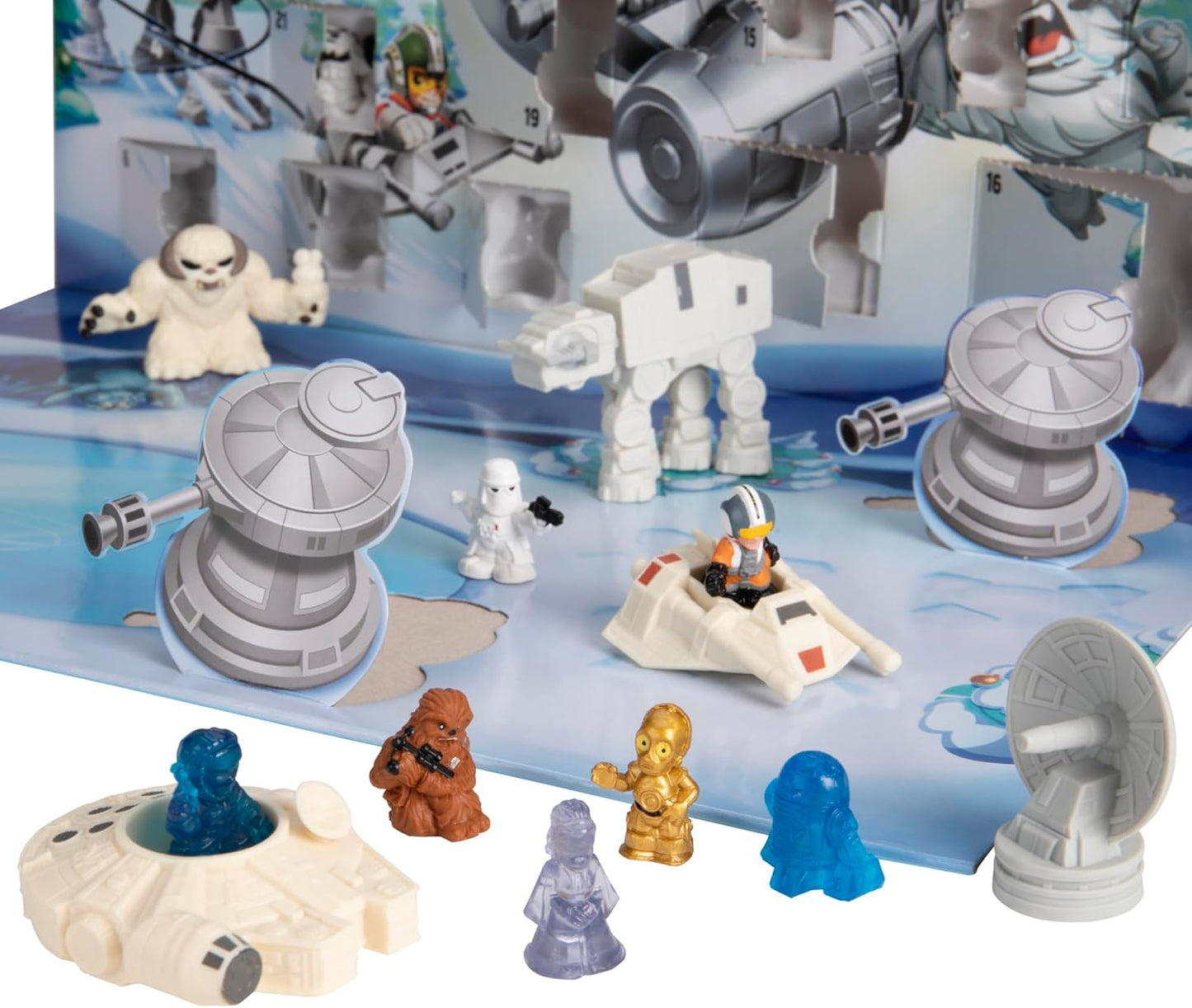 Star Wars (Hasbro) - Calendario de Adviento Micro Force – 24 sorpresas con mini figuras y vehículos