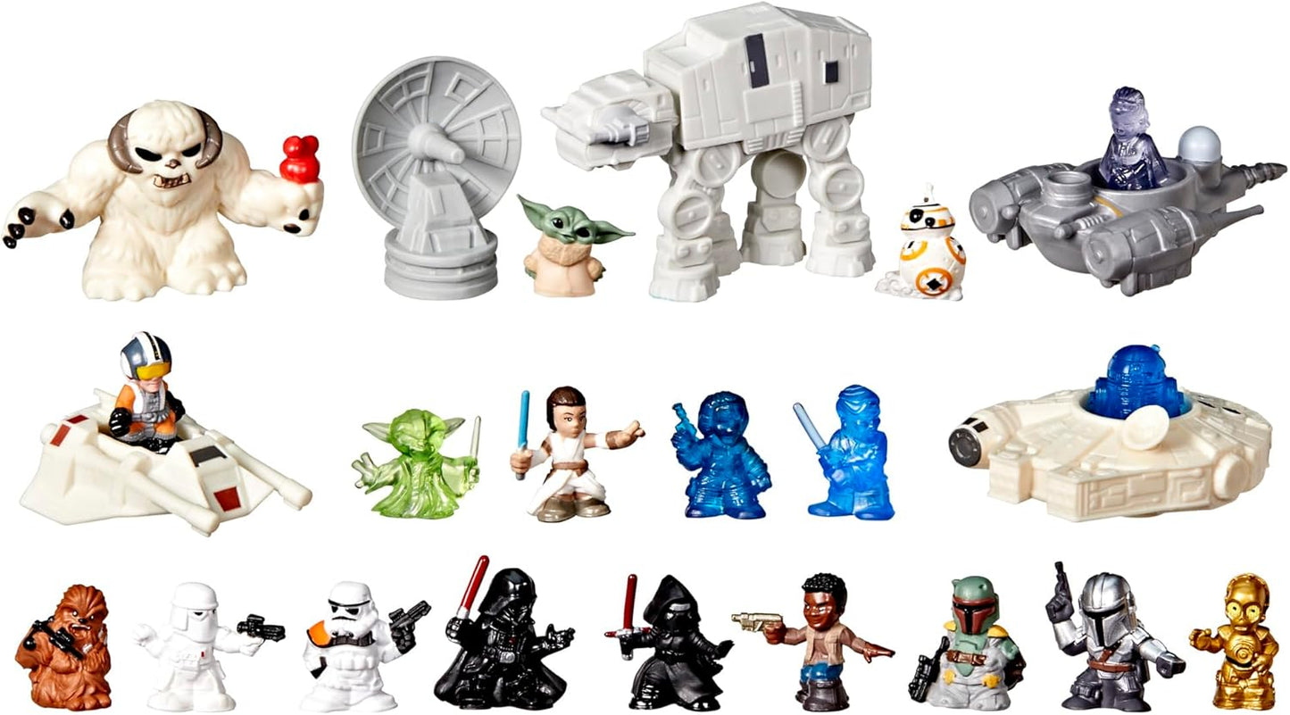 Star Wars (Hasbro) - Calendario de Adviento Micro Force – 24 sorpresas con mini figuras y vehículos