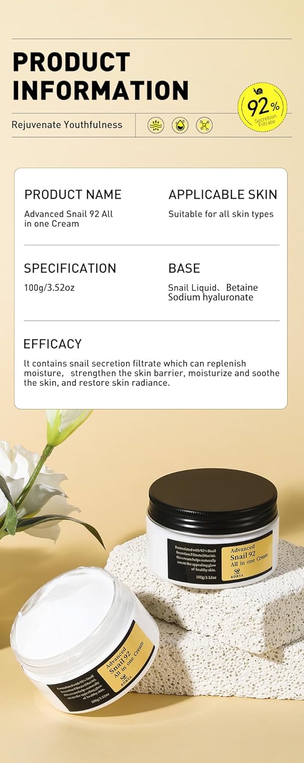 COSRX - Advanced Snail 92 All In One Cream 100gr