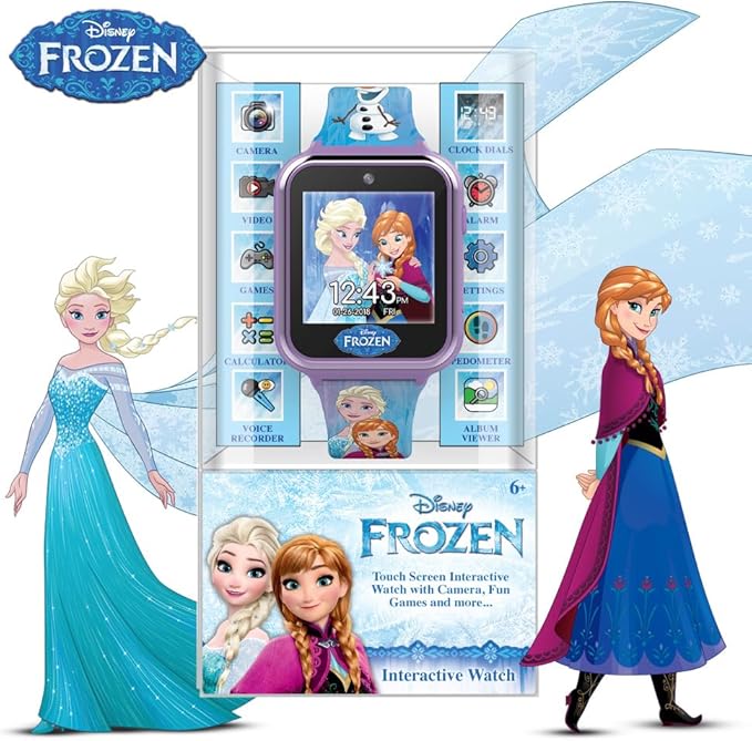 Reloj Inteligente Disney Frozen para Niños con Cámara, Juegos y Podómetro