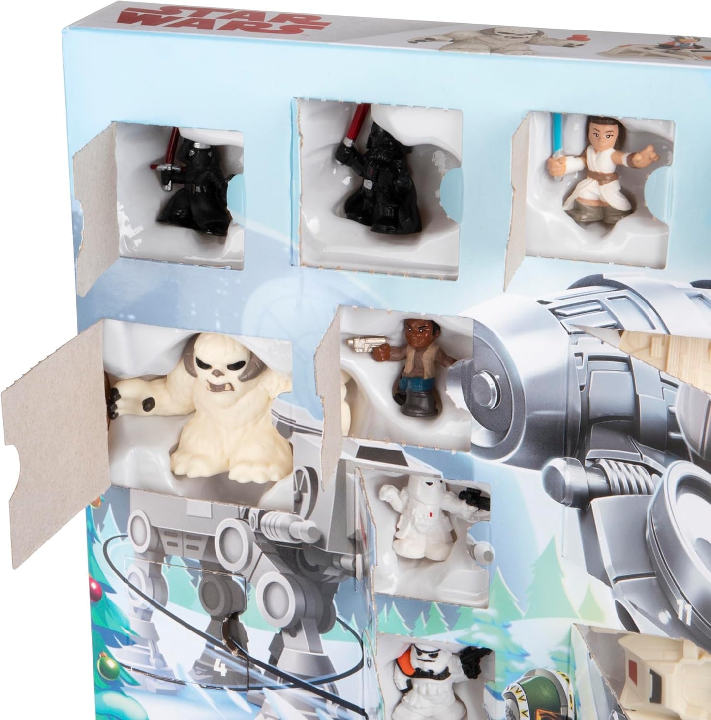 Star Wars (Hasbro) - Calendario de Adviento Micro Force – 24 sorpresas con mini figuras y vehículos