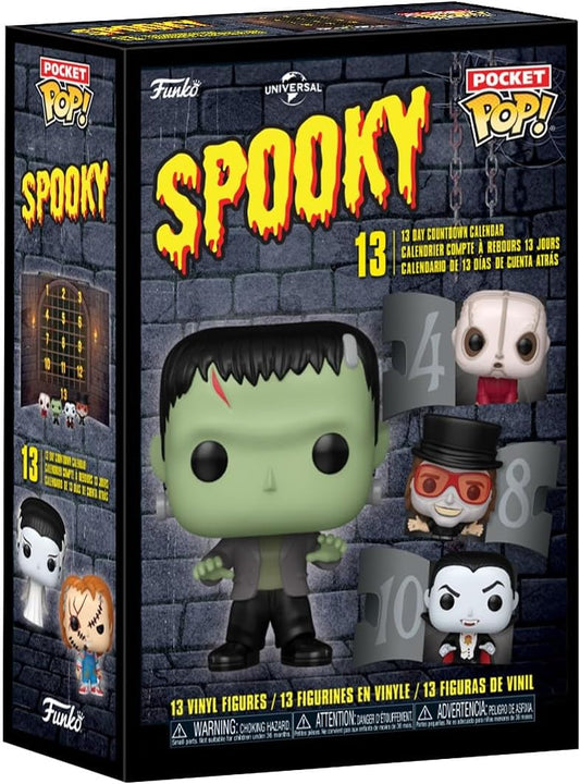 Funko Pocket Pop! Calendario de Adviento Spooky 13 Días con Figuras Coleccionables