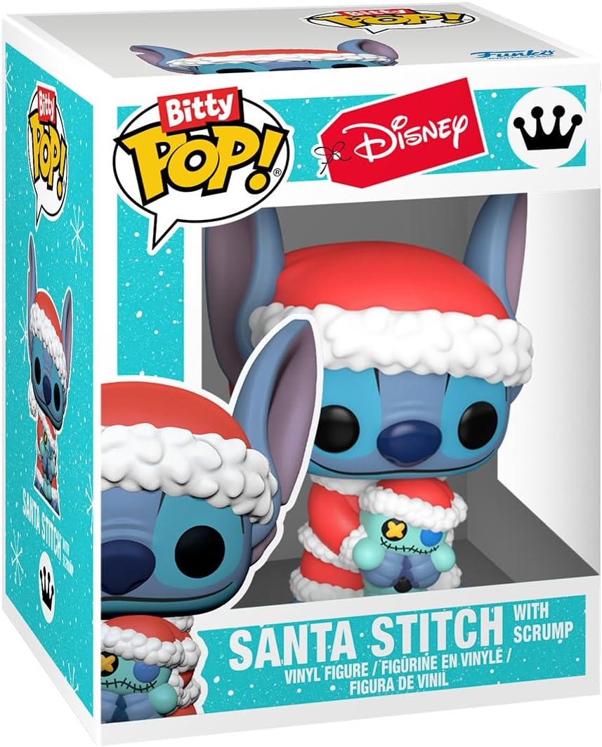 Funko Pop! Stitch Holiday, Calendario de festividades (cuenta regresiva), 24 mini figuras de vinilo Bitty Pop!