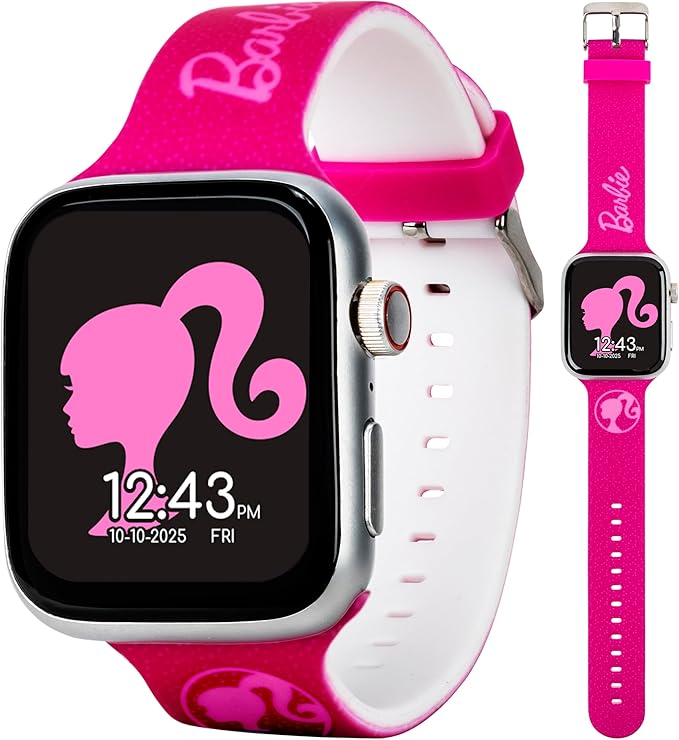 Barbie – Reloj Inteligente para Niñas con Pantalla Táctil, Cámara, Podómetro, Música