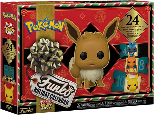 Funko Pop! Calendario de festividades Pokemon, 24 figuras de vinilo Pocket Pop!