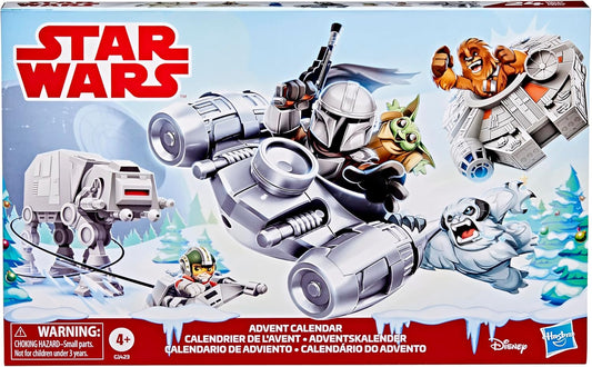 Star Wars (Hasbro) - Calendario de Adviento Micro Force – 24 sorpresas con mini figuras y vehículos