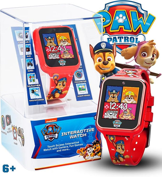 Paw Patrol – Reloj Inteligente para Niños con Pantalla Táctil, Cámara, Juegos, Podómetro y Alarma