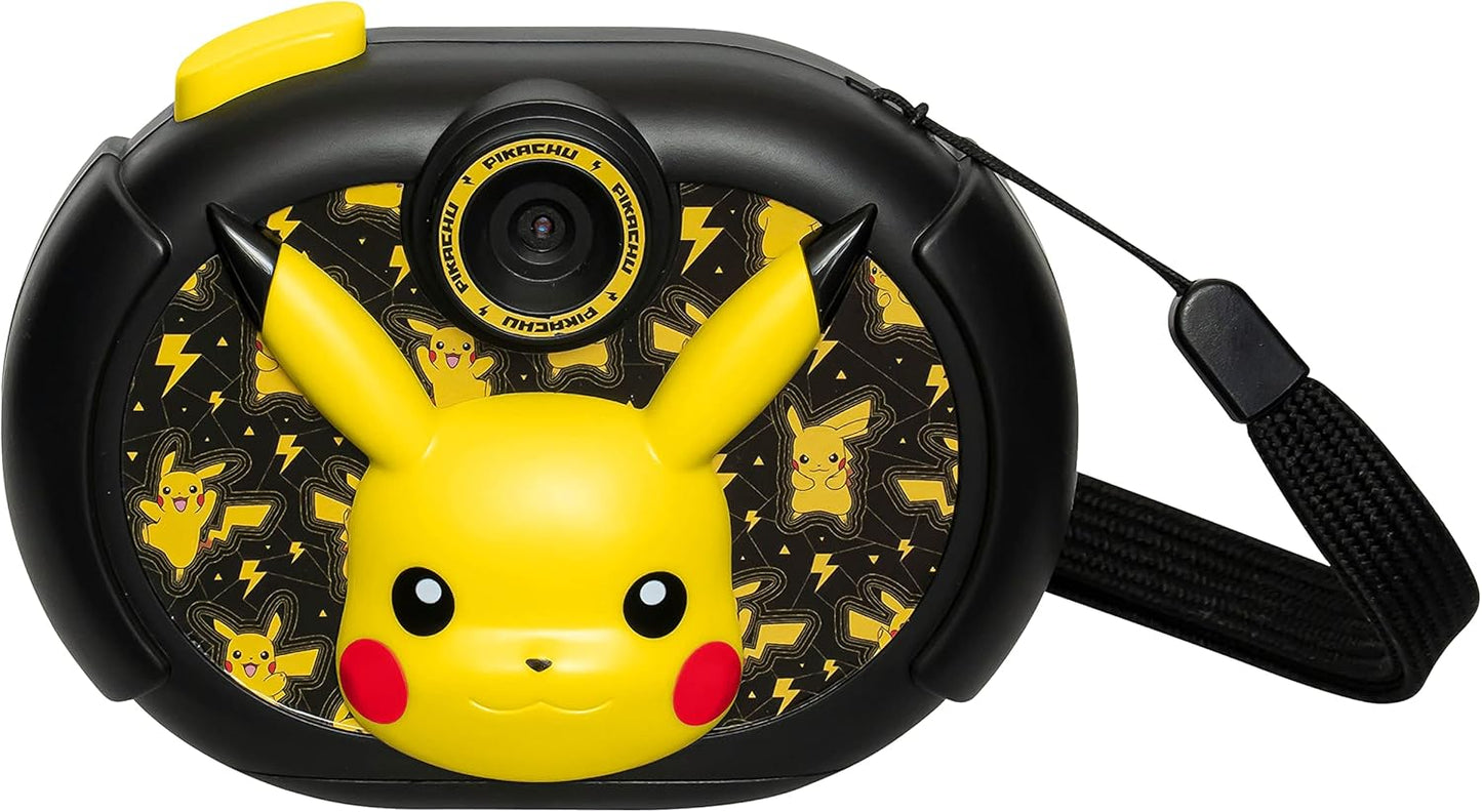 Cámara Digital Pokemon Para Niños c/ tarjeta SD, Con Video Y Calcomanías