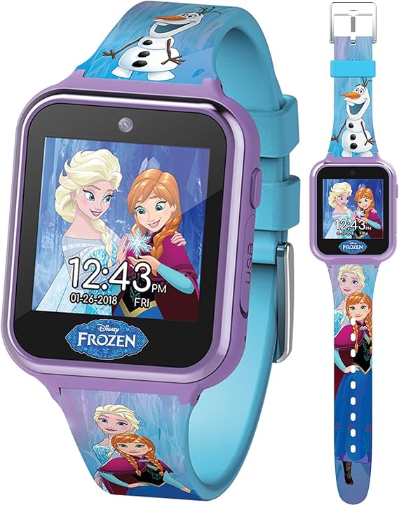 Reloj Inteligente Disney Frozen para Niños con Cámara, Juegos y Podómetro