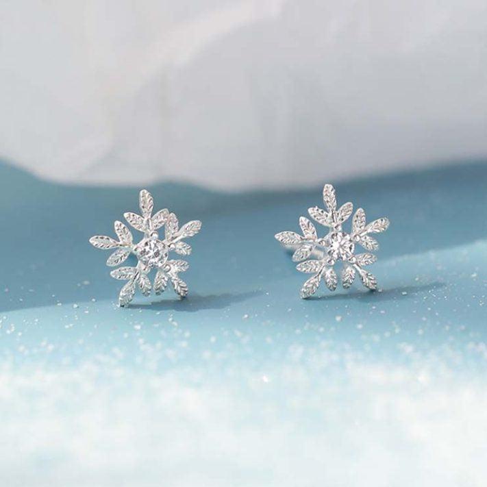 Aretes Copito de Invierno (plata 925) [prt-125]